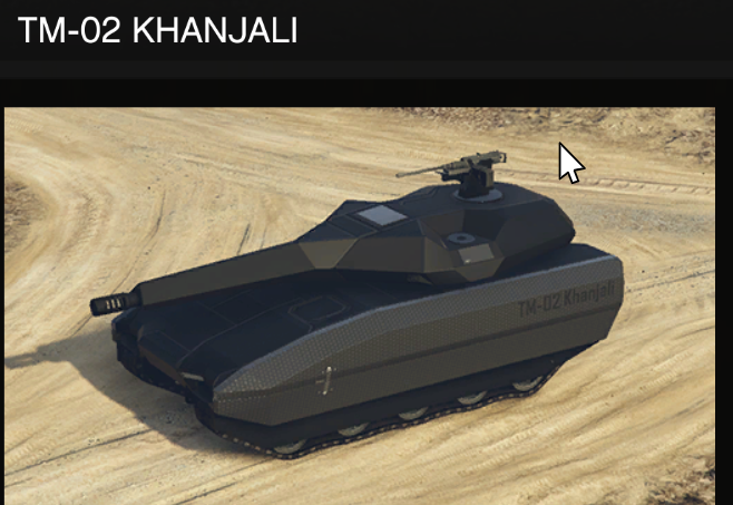 Warstock | Vehicle Khanjali | Custom Item | GTA Online | RLW