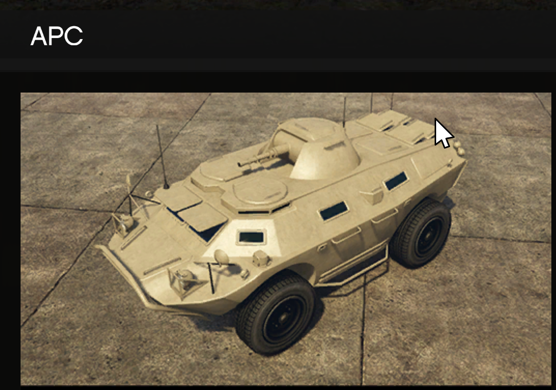 Warstock | Vehicle APC | Custom Item | GTA Online | RLW